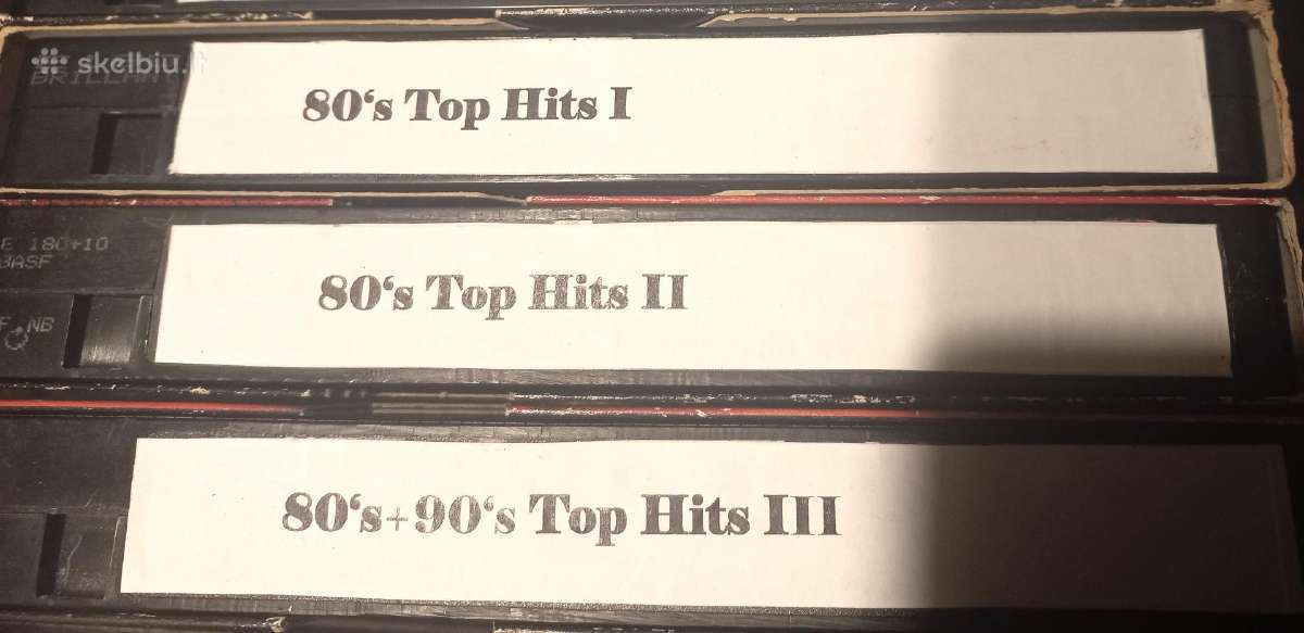 Video kasetės Vhs su muzika - nuotraukos Nr. 3