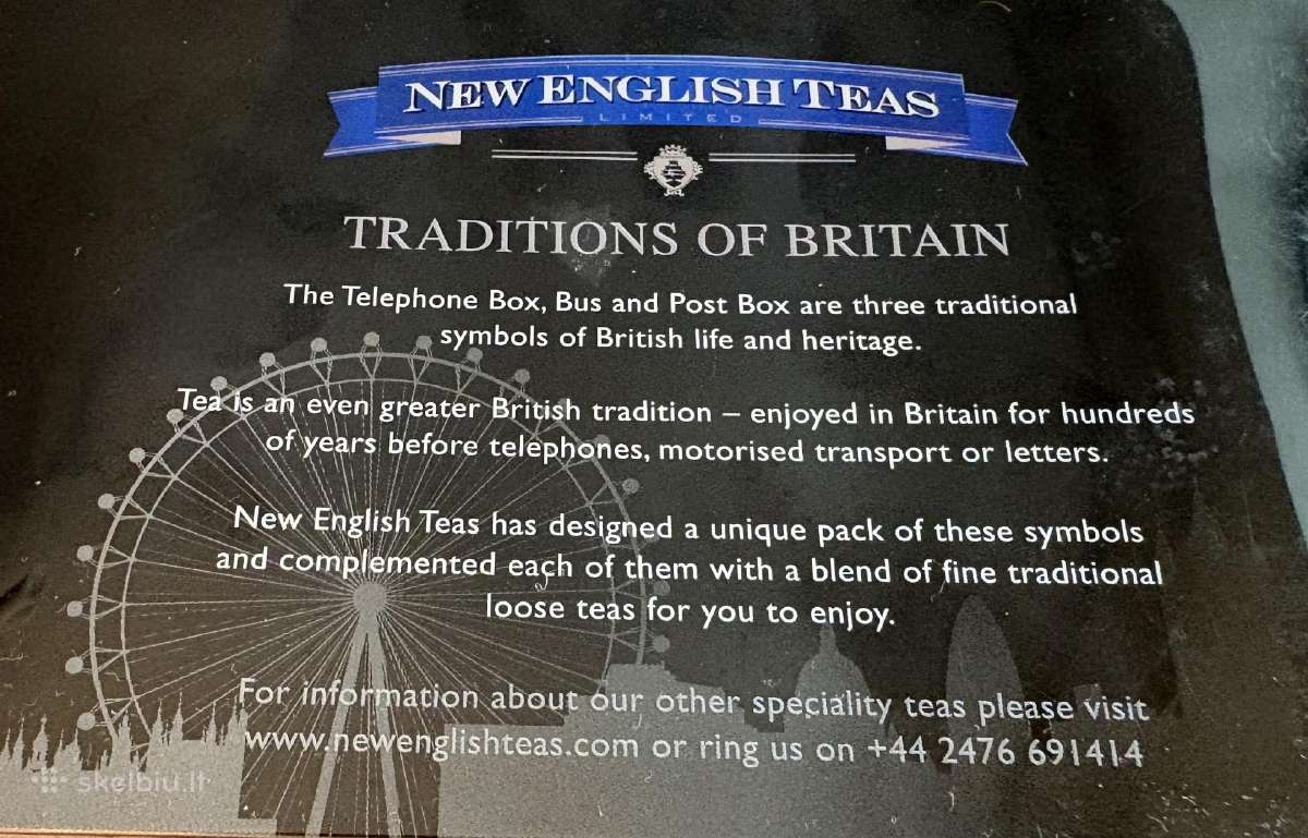 Arbatos „Traditions of Britain“ dovanų rinkinys - nuotraukos Nr. 3