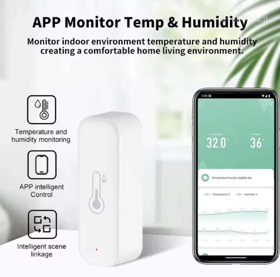 WiFi temperatūros ir drėgmės daviklis