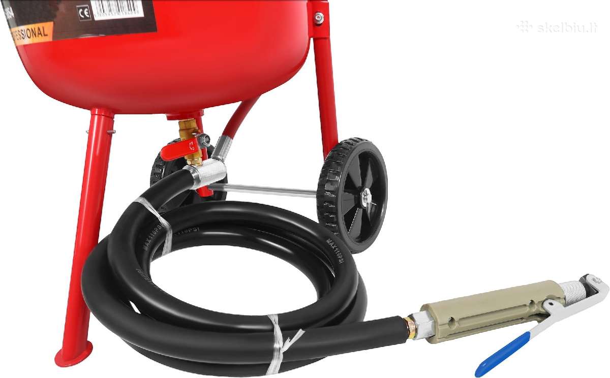 Smėliapūtė mobili smeliasrovė 38l - nuotraukos Nr. 6
