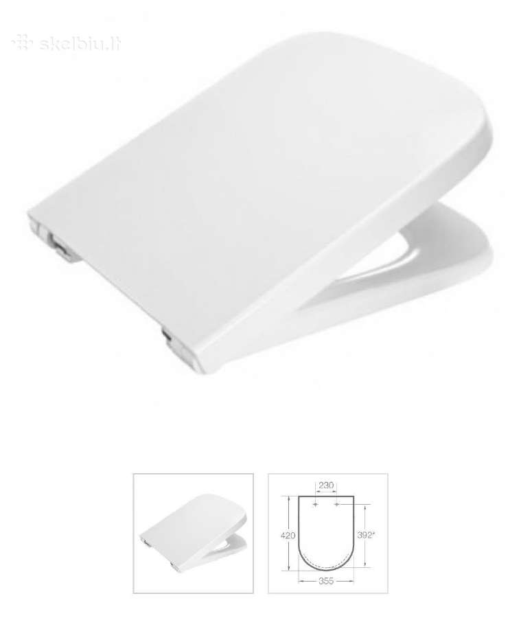 Roca naujas klozeto dangtis Dama-n Compact