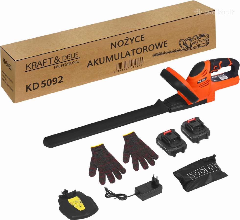 Akumuliatorinės Gyvatvorių Žirklės 21v 2000mah - nuotraukos Nr. 3