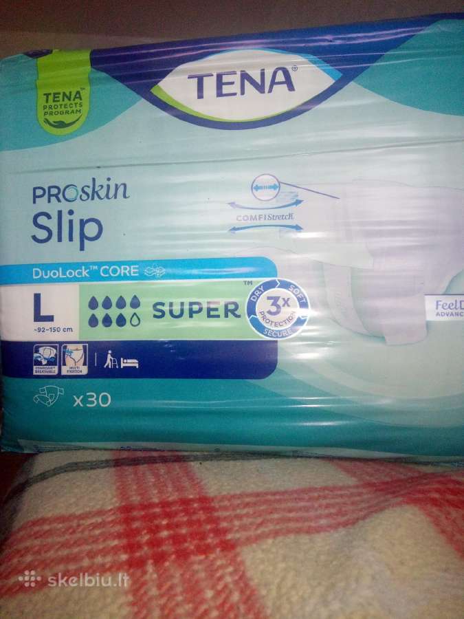 Pampersai Tena Slip super L dydzio 30vnt