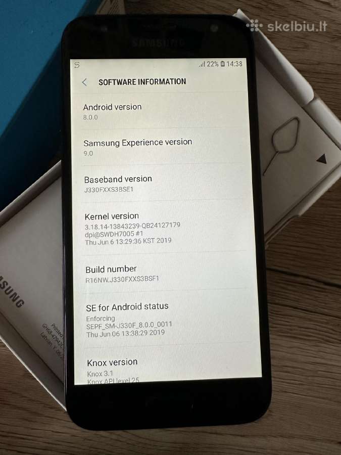 Samsung Galaxy J3 (2017) Duos - nuotraukos Nr. 3