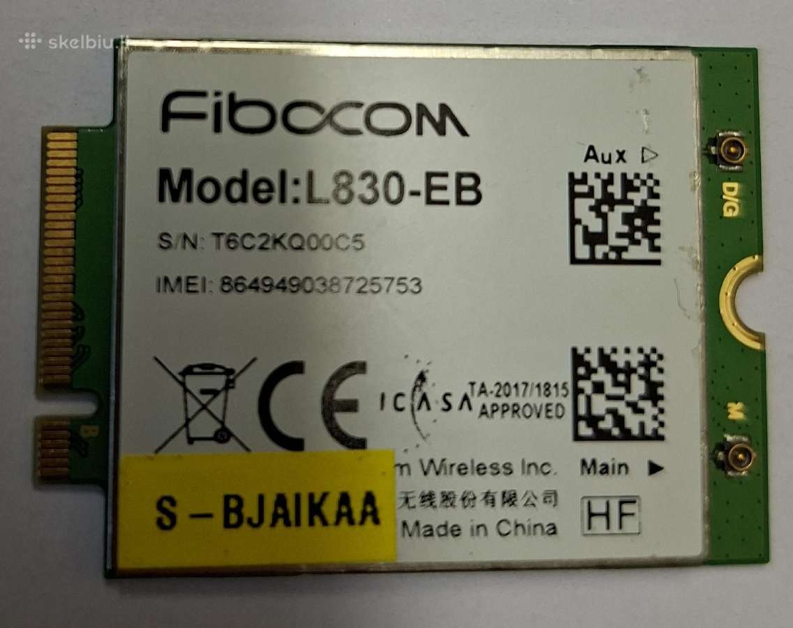 4G modemas nešiojam kompiuteriui Fibocom L830-eb
