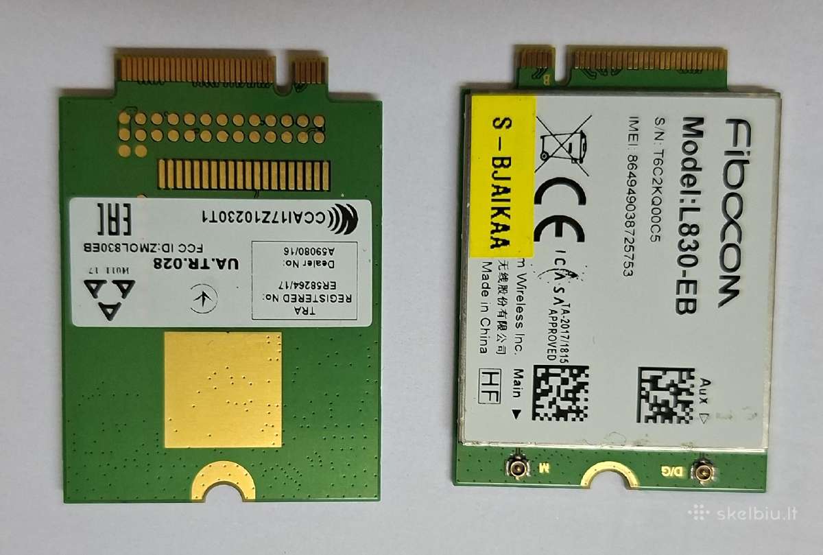 4G modemas nešiojam kompiuteriui Fibocom L830-eb - nuotraukos Nr. 2