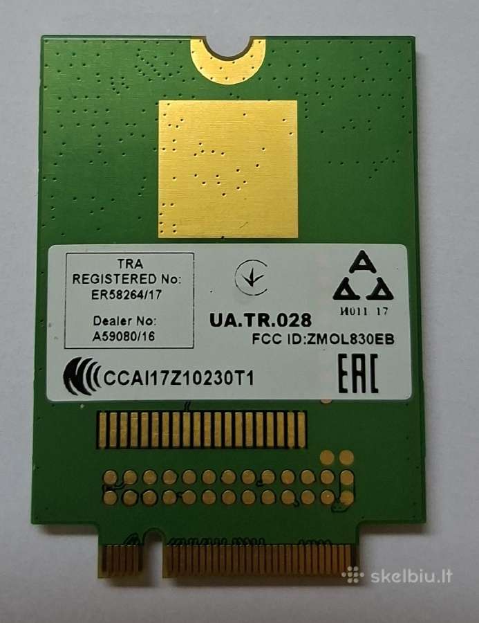 4G modemas nešiojam kompiuteriui Fibocom L830-eb - nuotraukos Nr. 3