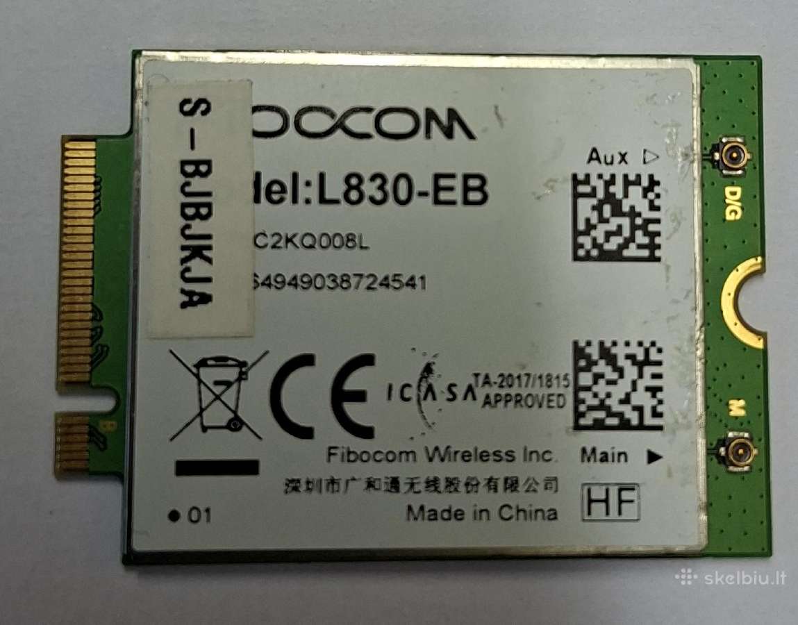 4G modemas nešiojam kompiuteriui Fibocom L830-eb - nuotraukos Nr. 4