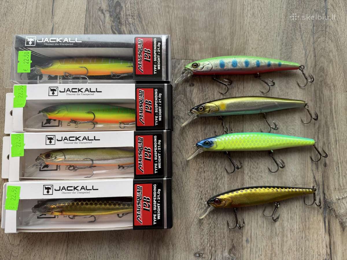 Japoniski vobleriai Jackall Magsquad ir Rerange