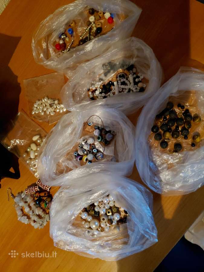 Yvairūs papuošalai,karoliukai darbeliams - nuotraukos Nr. 18