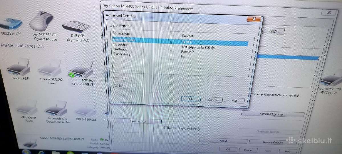 Canon I-sensys Mf4430 lazerinis įrenginys - nuotraukos Nr. 12