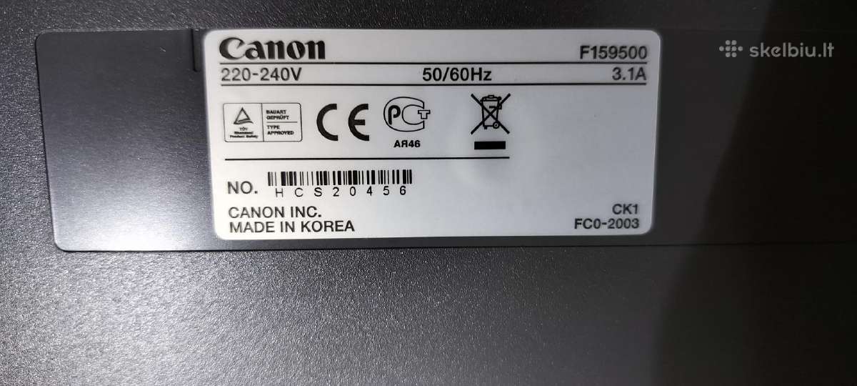 Canon I-sensys Mf4430 lazerinis įrenginys - nuotraukos Nr. 17
