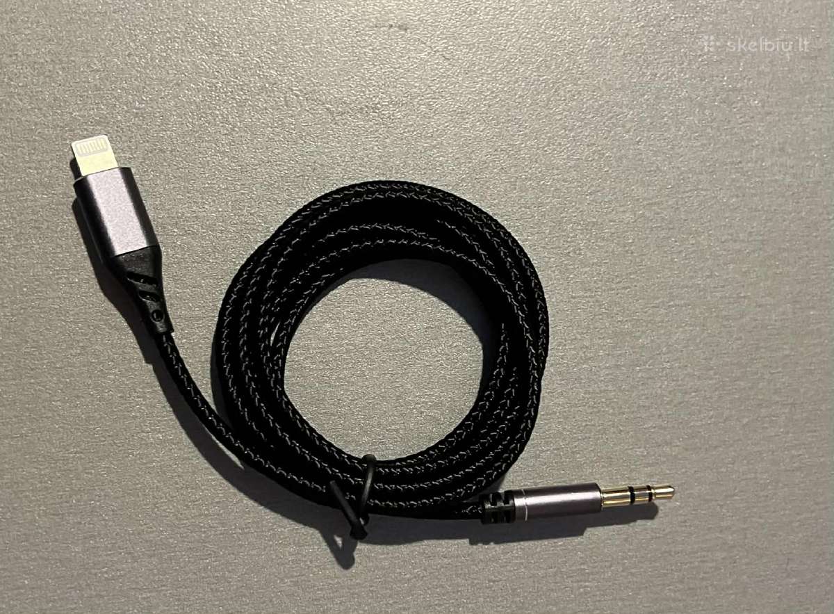 iPhone Lightning“ į 3,5 mm Aux kabelis - nuotraukos Nr. 2