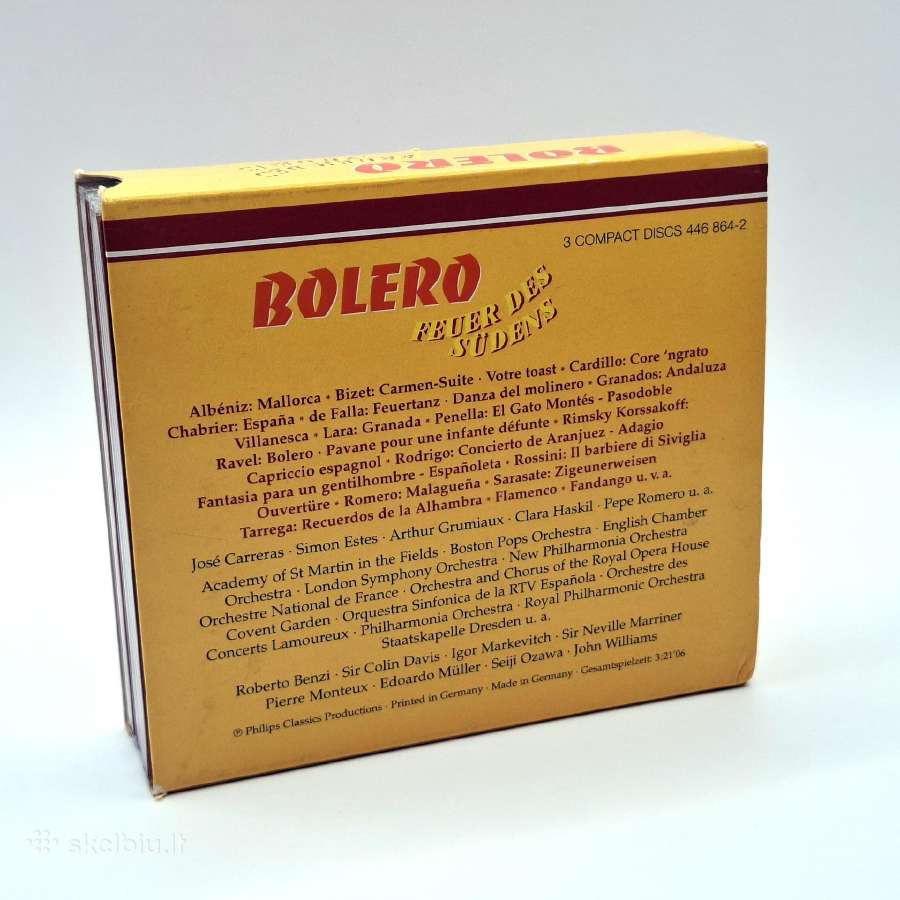 Bolero - Feuer Des Sudens (3 x CD, rinkinys) - nuotraukos Nr. 4