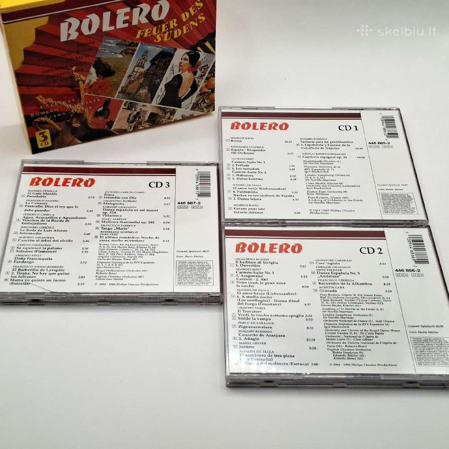 Bolero - Feuer Des Sudens (3 x CD, rinkinys) - nuotraukos Nr. 6