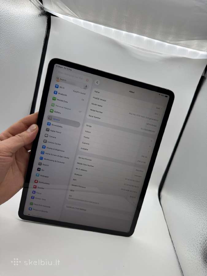 iPad Pro 12.9 (3rd Gen) 64 Wi-fi - nuotraukos Nr. 4