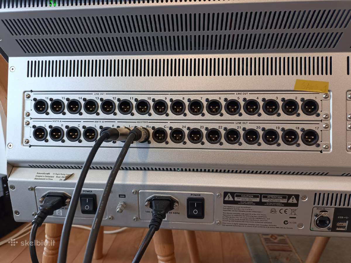 Koncertinis skaitmeninis pultas Soundcraft vi 1 - nuotraukos Nr. 7