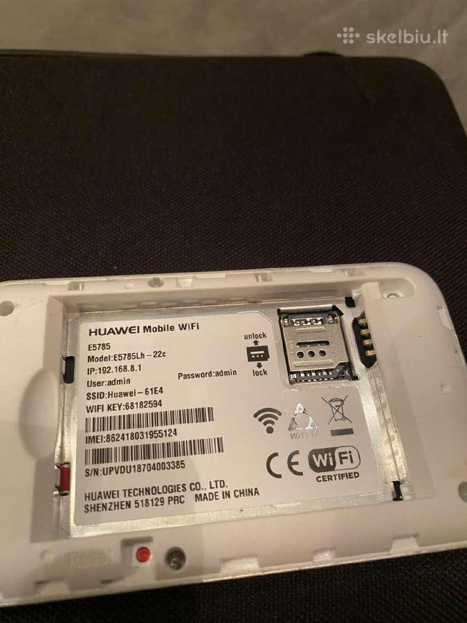 Huawei e5785lh-22c maršrutizatorius su sim kortele - nuotraukos Nr. 2