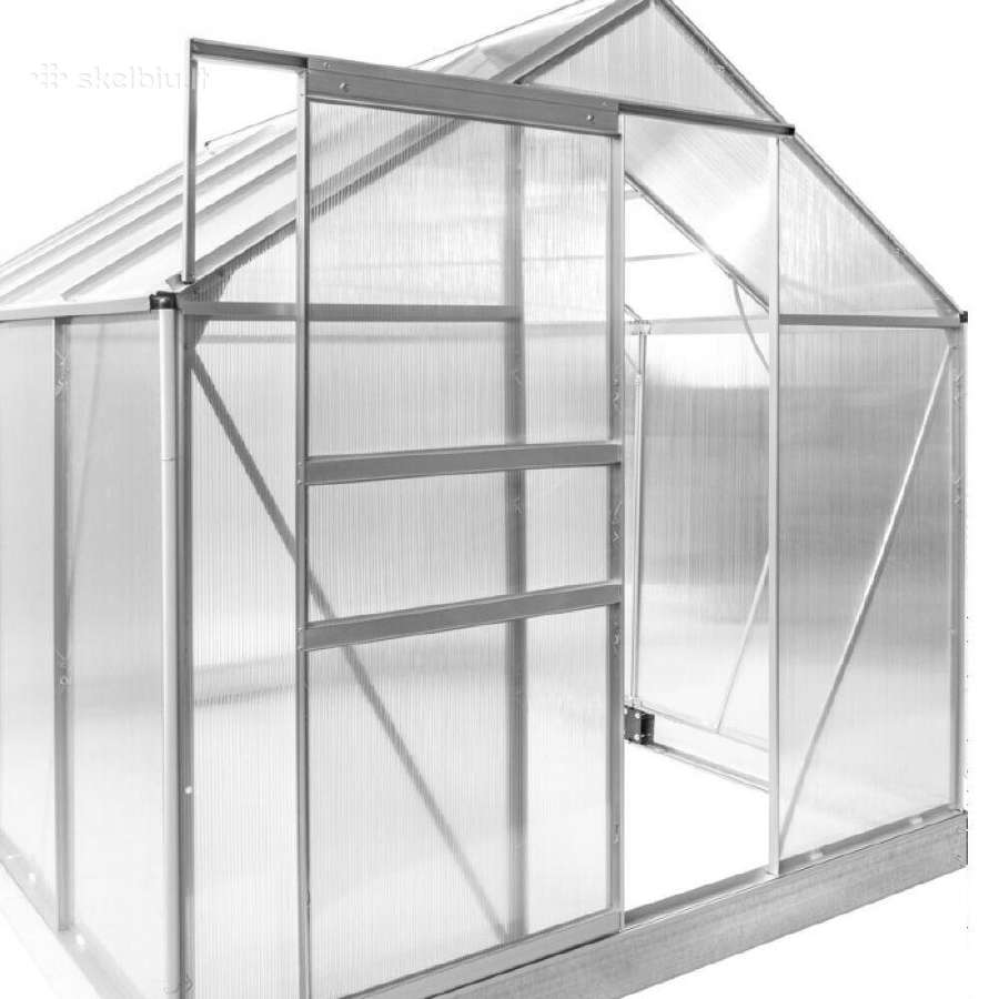 Polikarbonato šiltnamis 13.75m² (2.5x5.5m) - nuotraukos Nr. 4