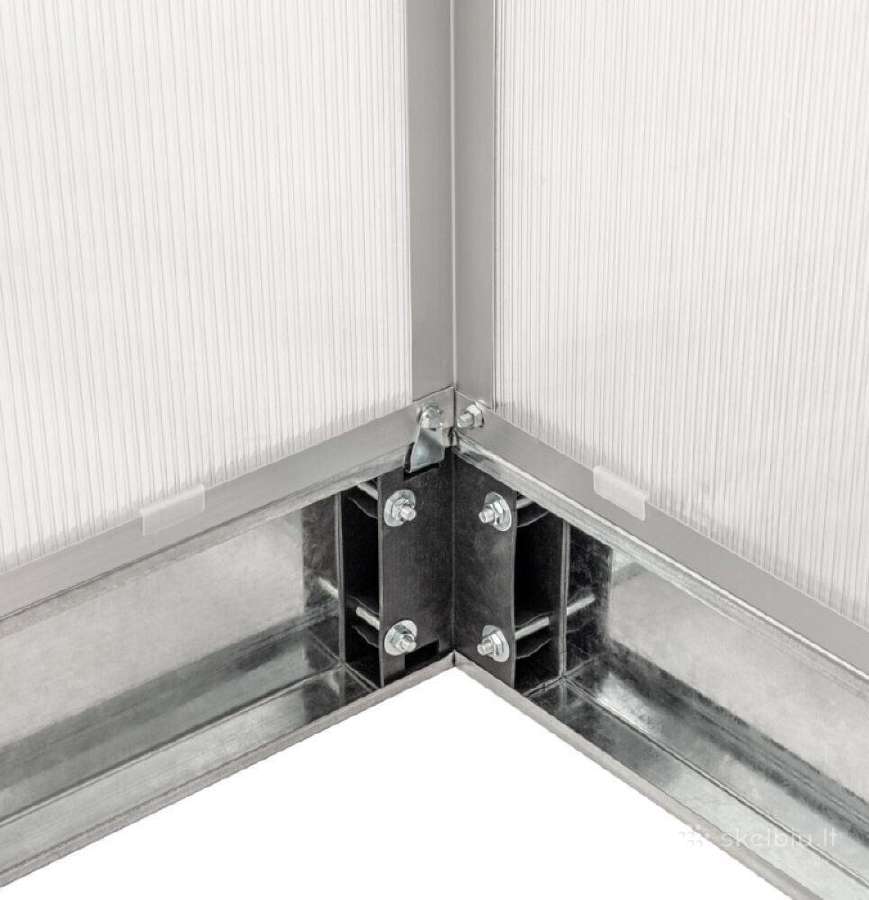 Polikarbonato šiltnamis 13.75m² (2.5x5.5m) - nuotraukos Nr. 7
