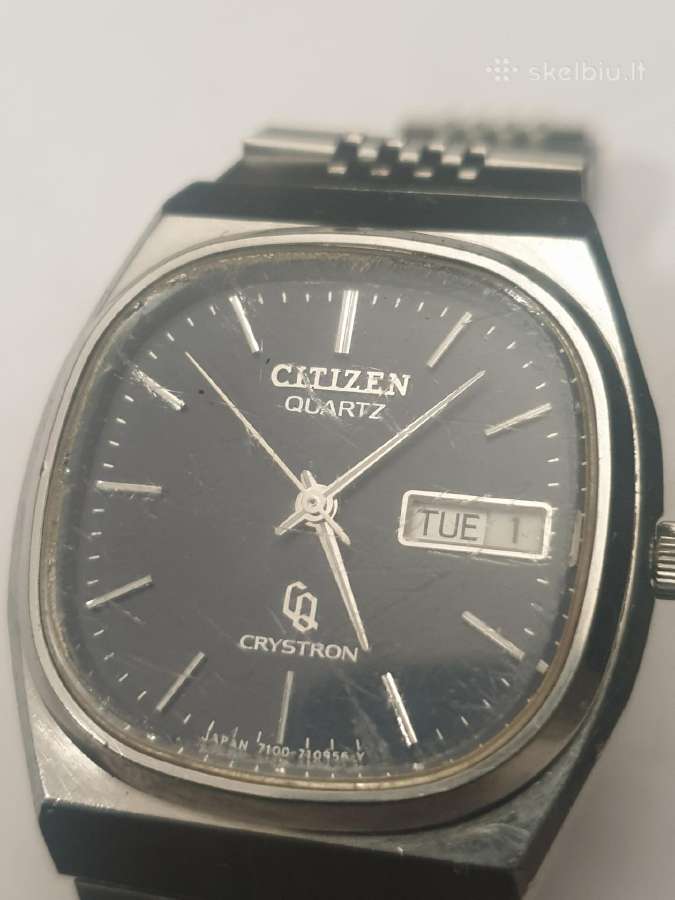 Citizen Quartz Crystron Japan - nuotraukos Nr. 3