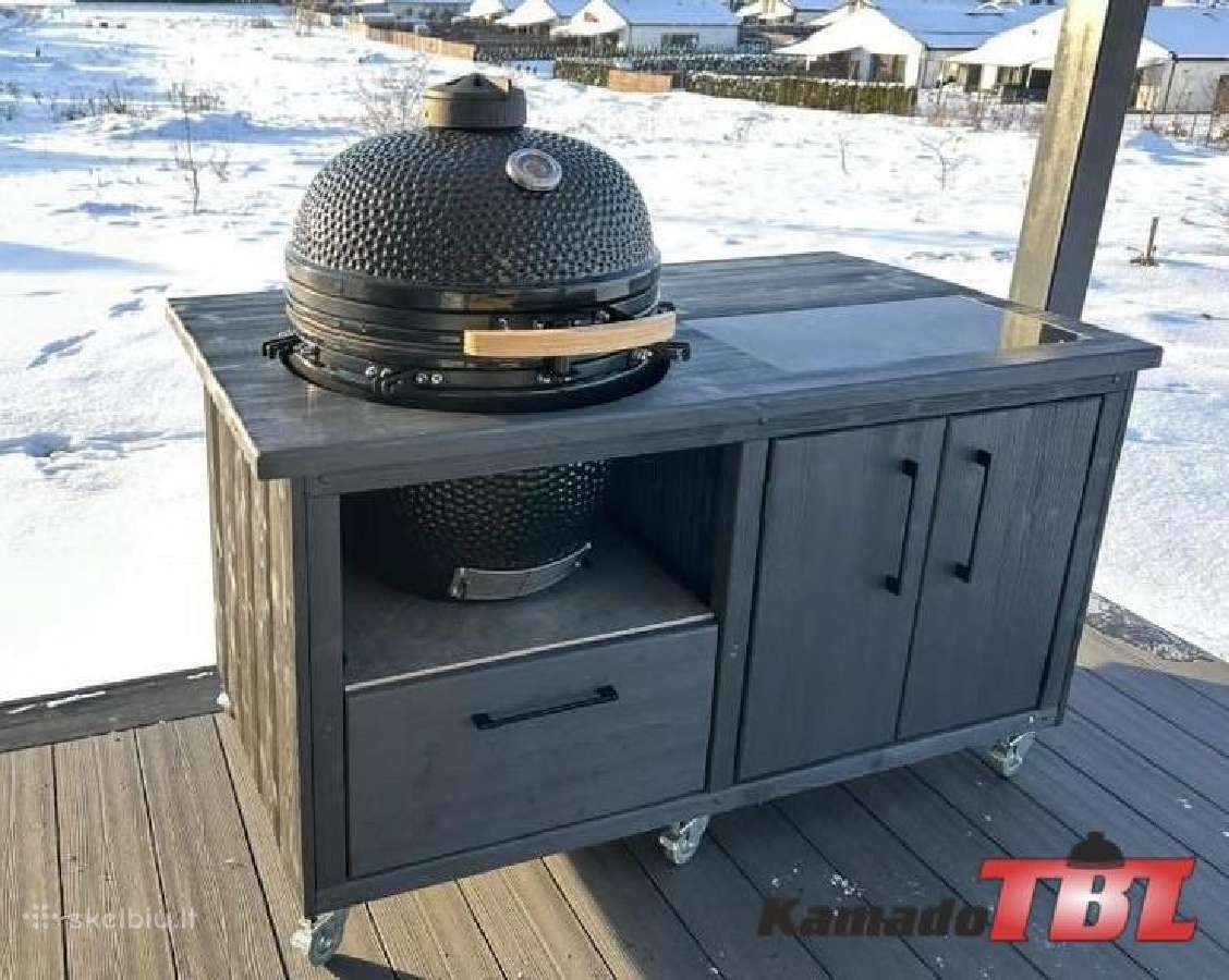 Kamado stalas Kamado kepsninė grilius - nuotraukos Nr. 29