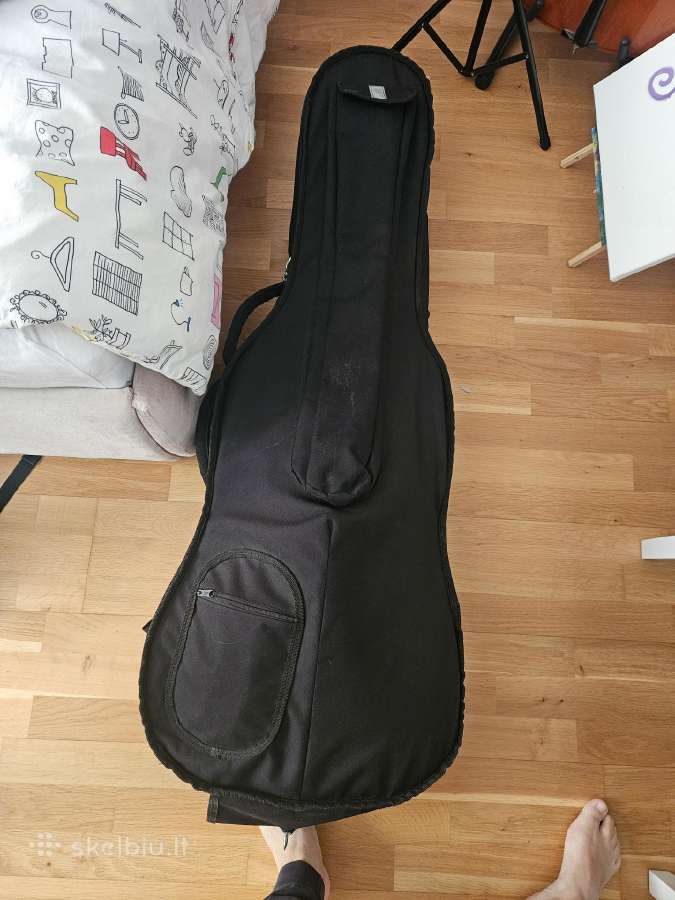 Parduodama 2/4 dydžio violončelė su dėklu - nuotraukos Nr. 11