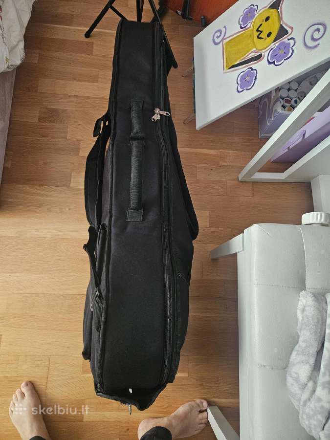 Parduodama 2/4 dydžio violončelė su dėklu - nuotraukos Nr. 12