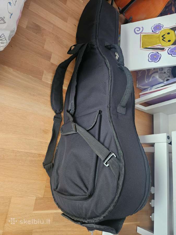 Parduodama 2/4 dydžio violončelė su dėklu - nuotraukos Nr. 13