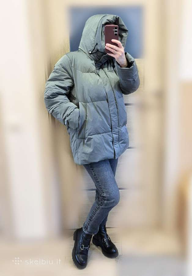 Stilinga šilta moteriška žieminė striukė M/l dydis
