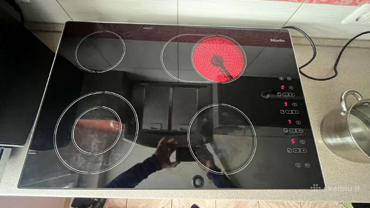 Indukcinė-elektrinė kaitlentė Miele:siemens:ikea