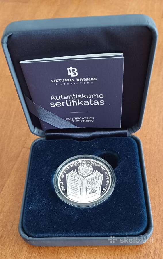 Sidabrinė moneta - nuotraukos Nr. 2