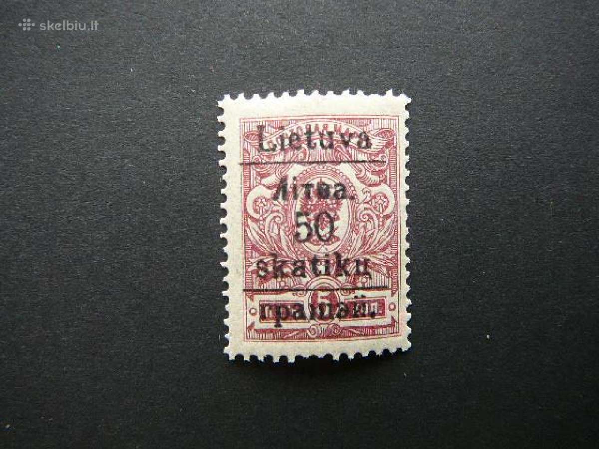 Lietuva - Gardinas 1919 50sk. /5kap. Mnh gdn03