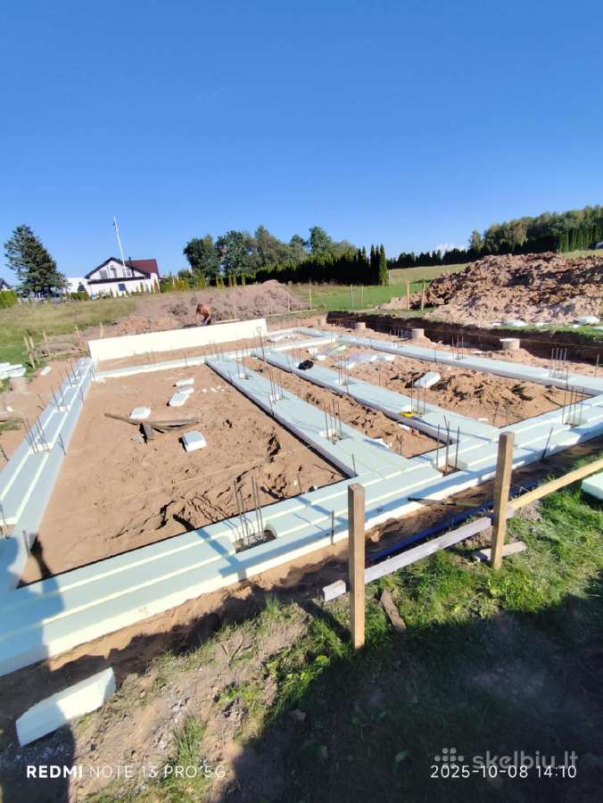 Pamatai, polinių gręžtinių pamatų įrengimas - nuotraukos Nr. 10