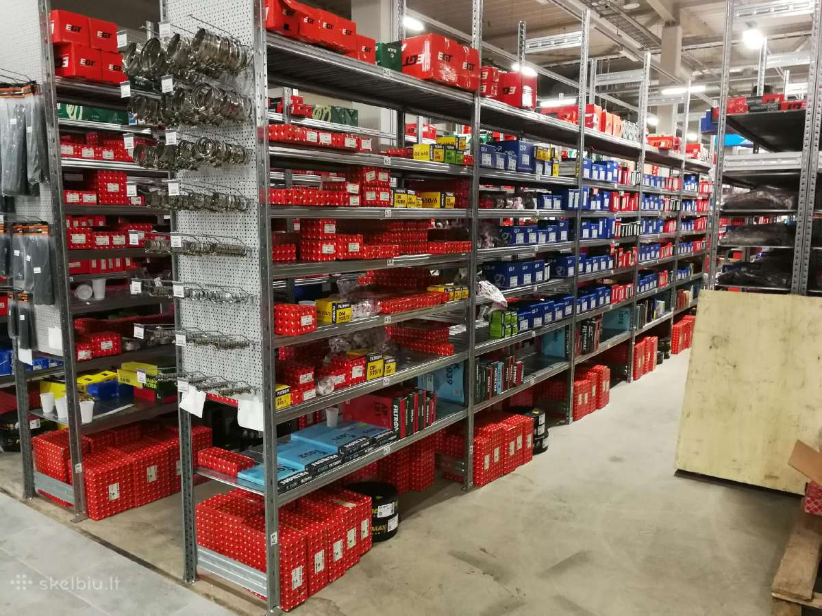 Akcija stelažai Rosss sandėlio garažo