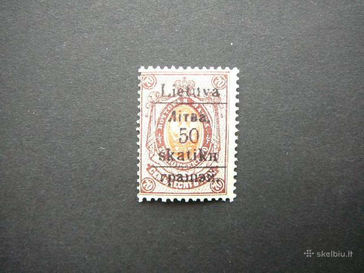 Lietuva - Gardinas 1919 50sk. /70kap. Mnh gdn09