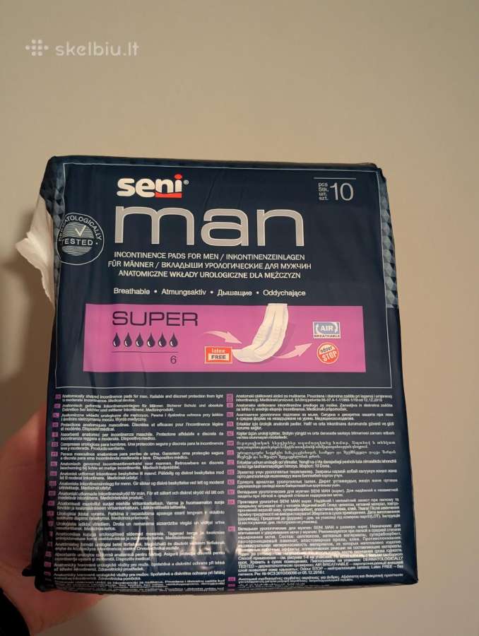 Seni man urologiniai įklotai vyrams - nuotraukos Nr. 2