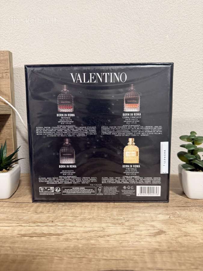Valentino Dovanų Rinkinys Vyrui 4x30ml edt - nuotraukos Nr. 3