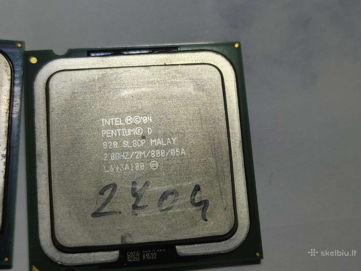 Cpu procesoriai, intel pentium, celeron - nuotraukos Nr. 4