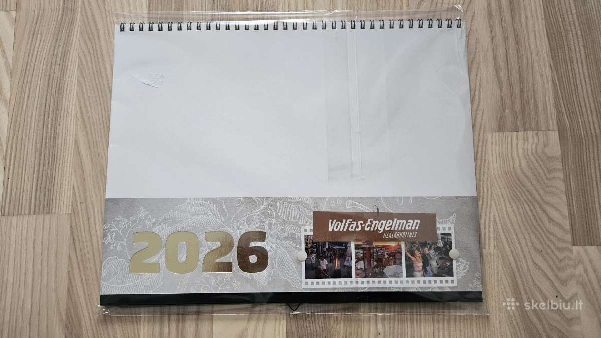 2026 metų kalendorius "Volfas"