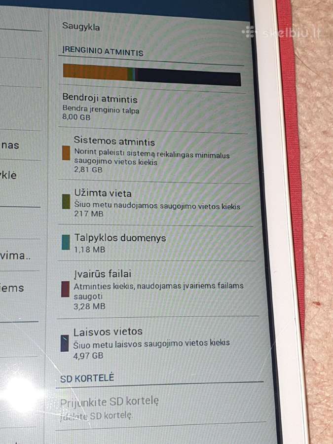 Samsung Galaxy Tab E (sm-t560) - nuotraukos Nr. 7