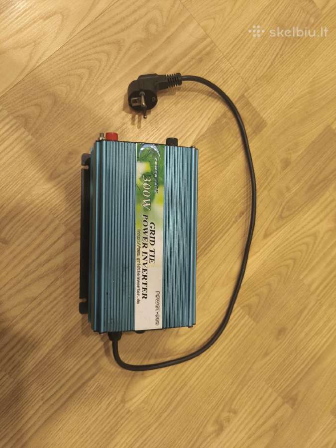 Grid tie saules inverteris 300w.