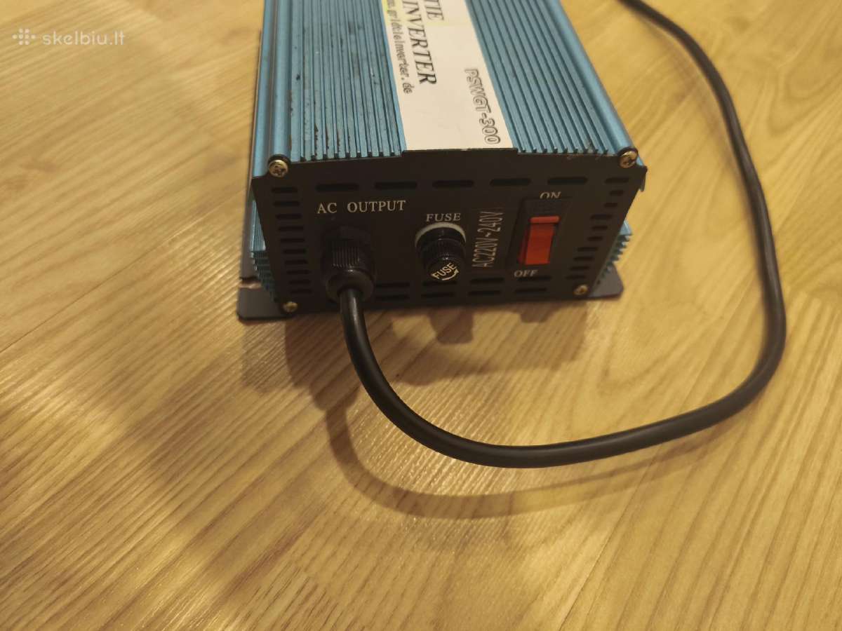 Grid tie saules inverteris 300w. - nuotraukos Nr. 2