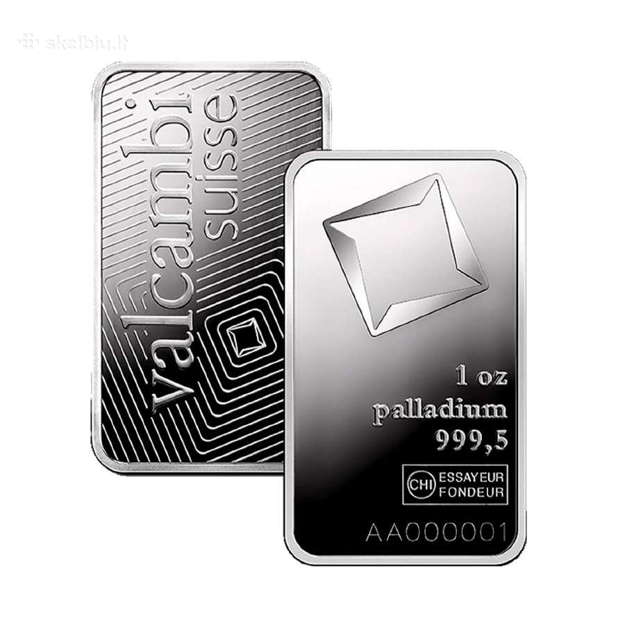 Paladzio valcambi luitelis 1oz