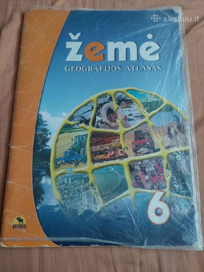 Žemė geografijos atlasas 6 klasei