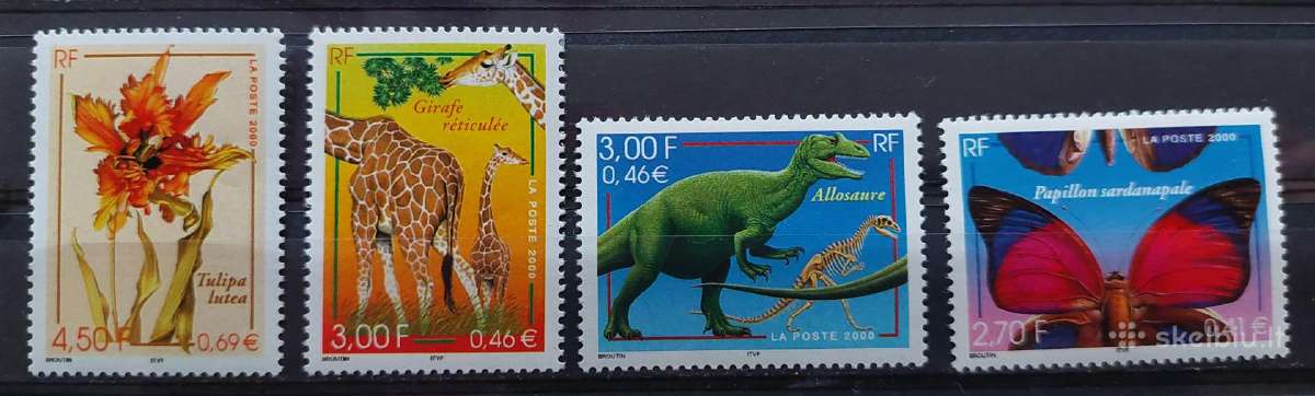 Prancūzija 2000 fauna ir flora, švarus, Michel 347