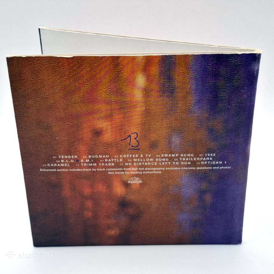 Blur - 13 (CD, albumas, digipak) - nuotraukos Nr. 2