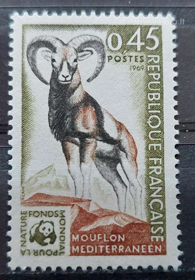 Prancūzija 1969 kalnu ožys, švarus, Michel 1683