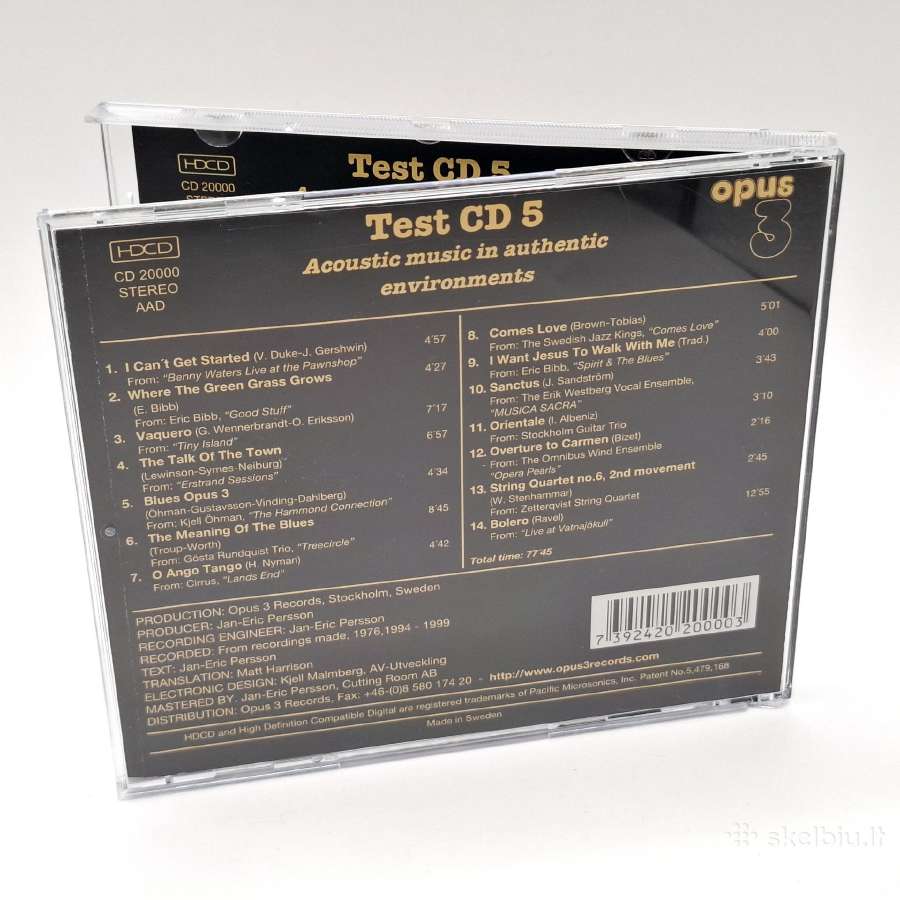 Test CD 5 - Depth Of Image - Timbre (CD) - nuotraukos Nr. 2
