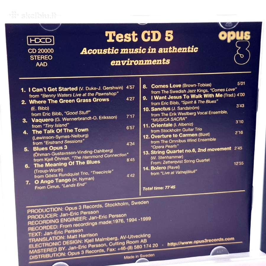 Test CD 5 - Depth Of Image - Timbre (CD) - nuotraukos Nr. 4